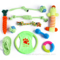 Interactive Dog Toys 10 Cotton Chewing Rope Toys